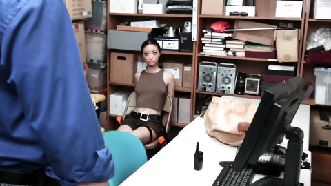 Petite Thief Gets Fucked By A Office Guy
