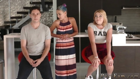 Redhead Brunette Teen Threesome And Cop...