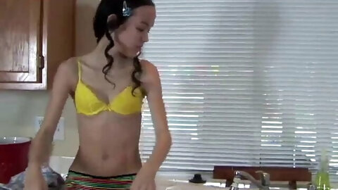 Tiny Tabby Fingering Her Pussy Hard