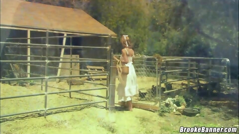 Brooke Banner Fucks Older Man Outside...