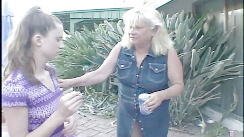 Petite Schoolgirl Satisfies Grandmother...