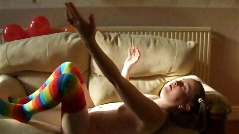 Balloons And Knee Socks